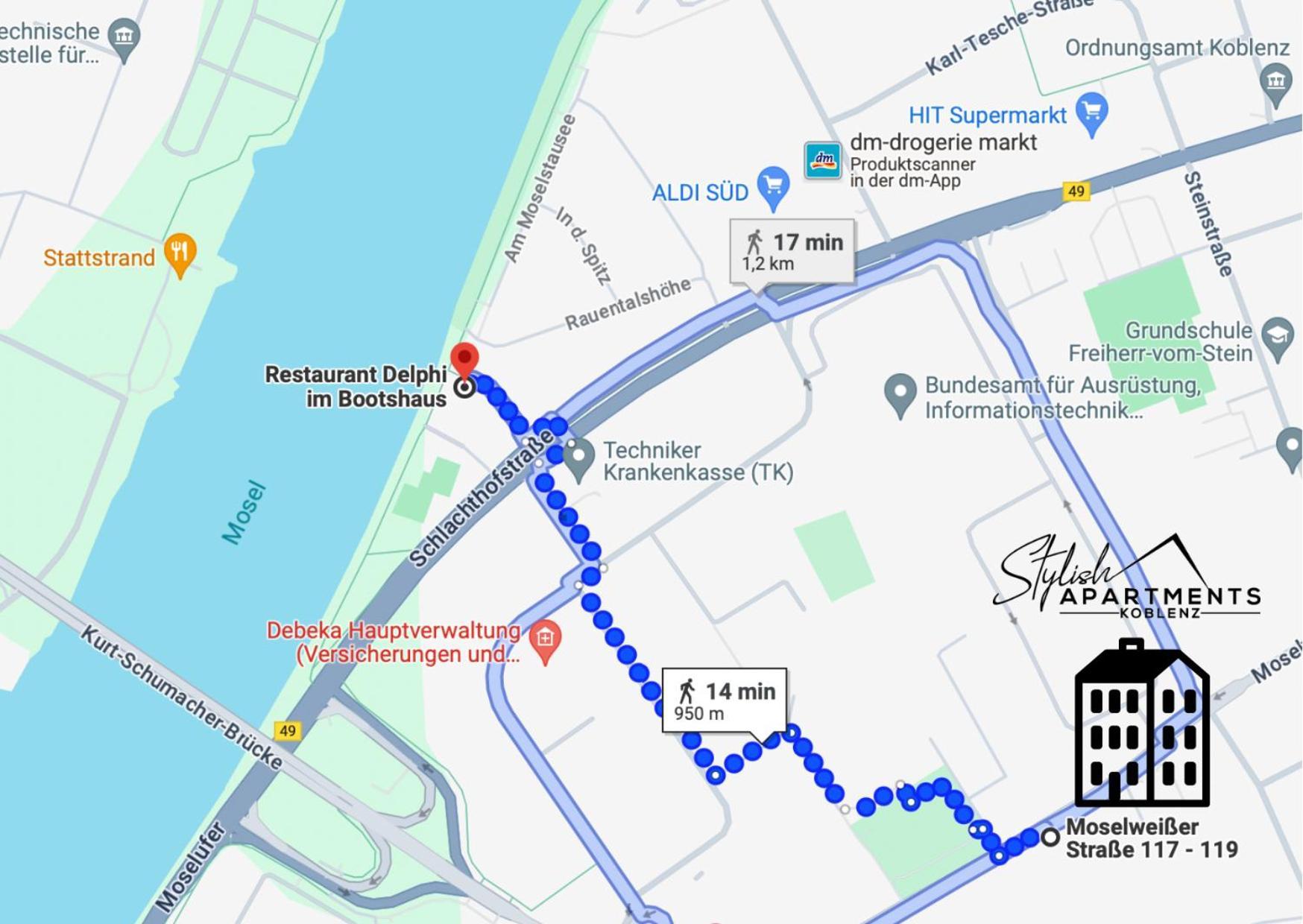 New York Apartment - Fuer Freunde & Familien, Stadtnah, Parkplatz, E-Ladestation, Gitterbox Fuer Fahrraeder, Fitnessstudio, Digitale Gaestemappe Mit Restaurant- Und Unternehmenstipps كوبلنس المظهر الخارجي الصورة